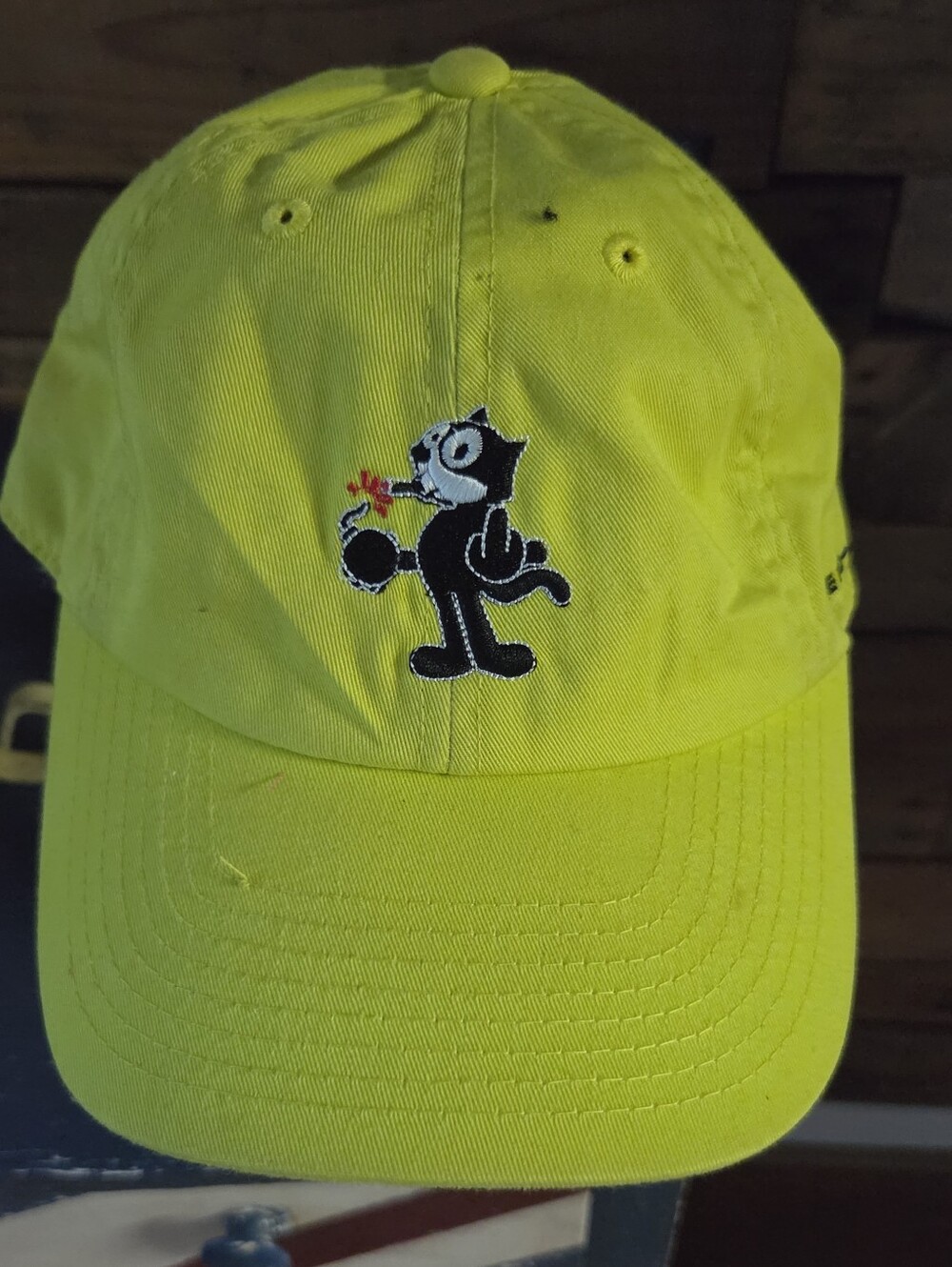 Field Grade Yellow Felix the Cat Embroidered Baseball Cap